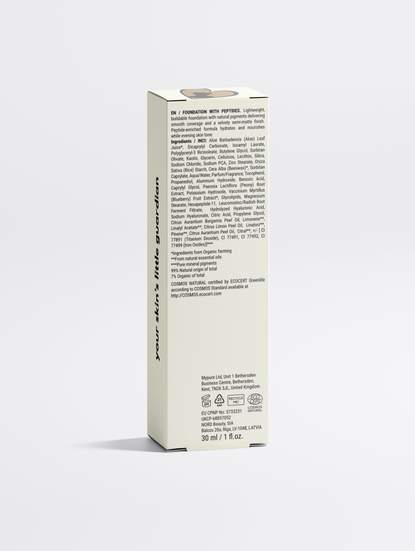 Foundation with Peptides,  25 Medium Warm