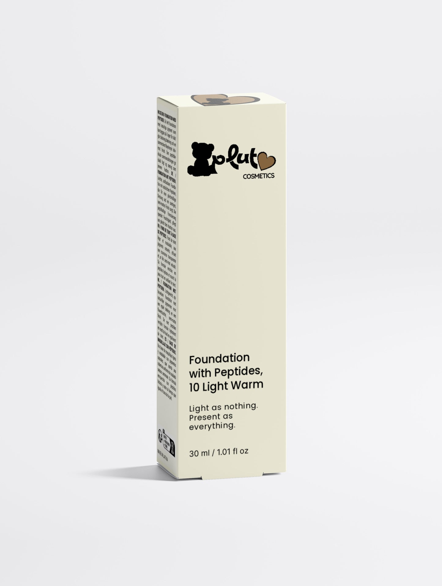 Foundation with Peptides, 10 Light Warm