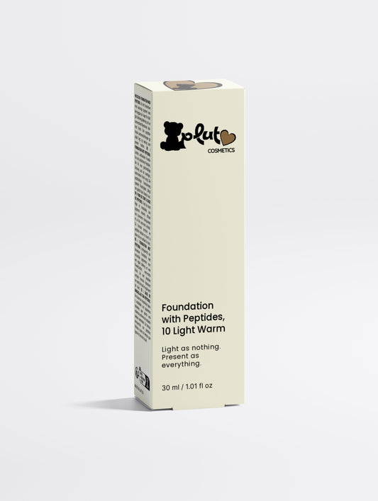 Foundation with Peptides, 10 Light Warm
