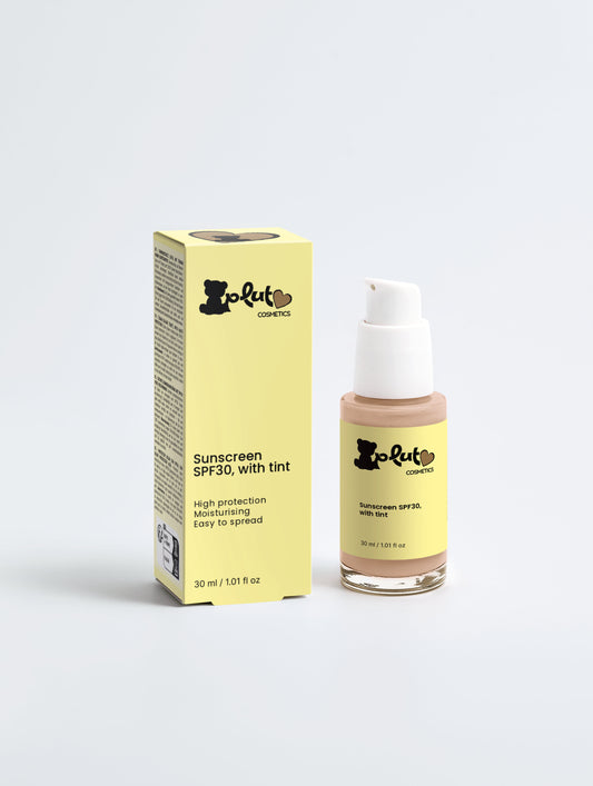 Sunscreen SPF30, with tint